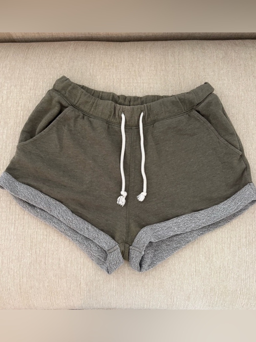 H&M Olive Green Women's Lounge Shorts